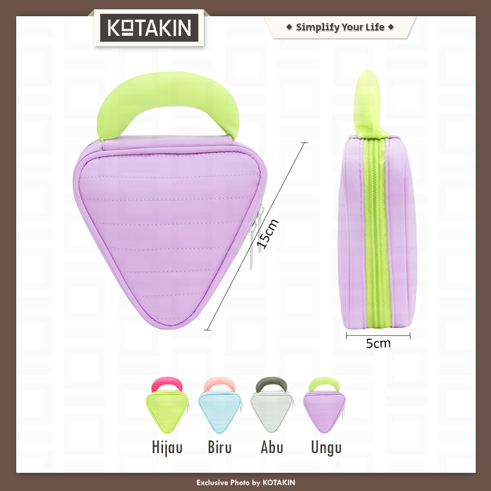 Pouch Kosmetik Lucu Warna Pastel